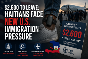 $2,600 to Leave: Haitians Face New U.S. Immigration Pressure
