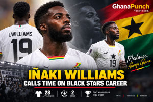 Iñaki Williams Calls Time on Black Stars Career After Four Years With Ghana