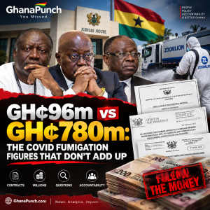 GH¢96m vs GH¢780m: The COVID Fumigation Figures That Don’t Add Up